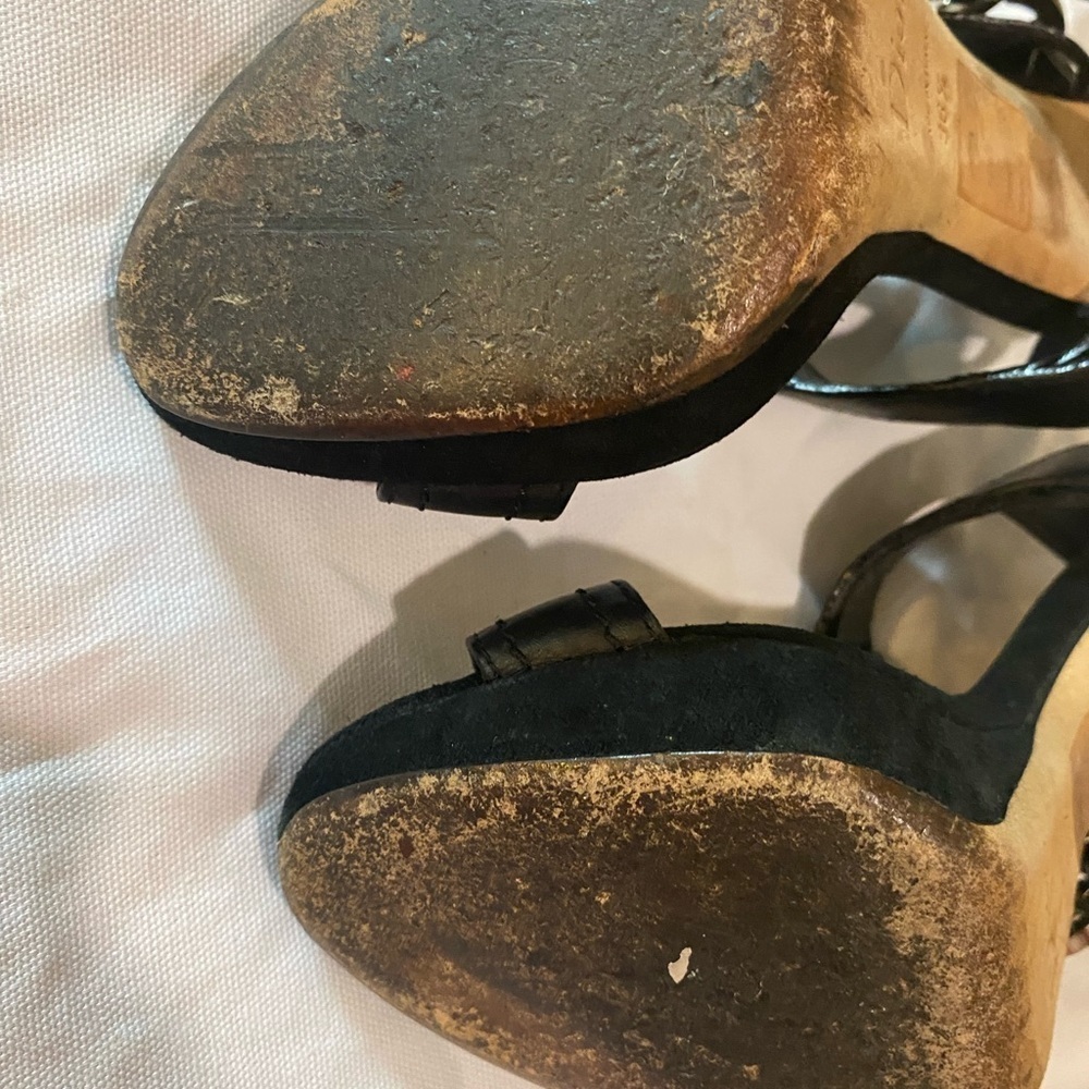 Dior bondage Black High Heel Sandals - Picture 8 of 8
